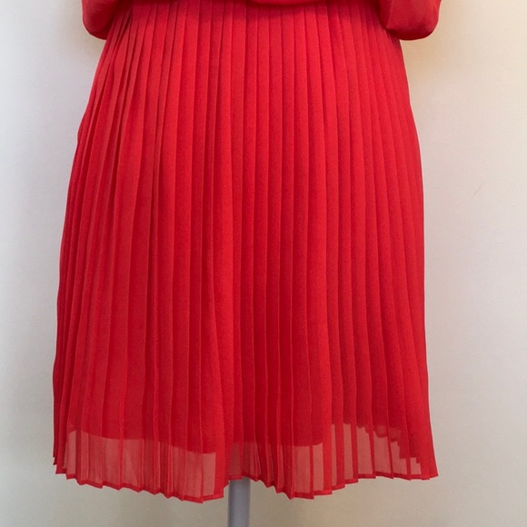 Forever21 Chiffon Trendy Pleated Skater Skirt Mini - Picture 3 of 8